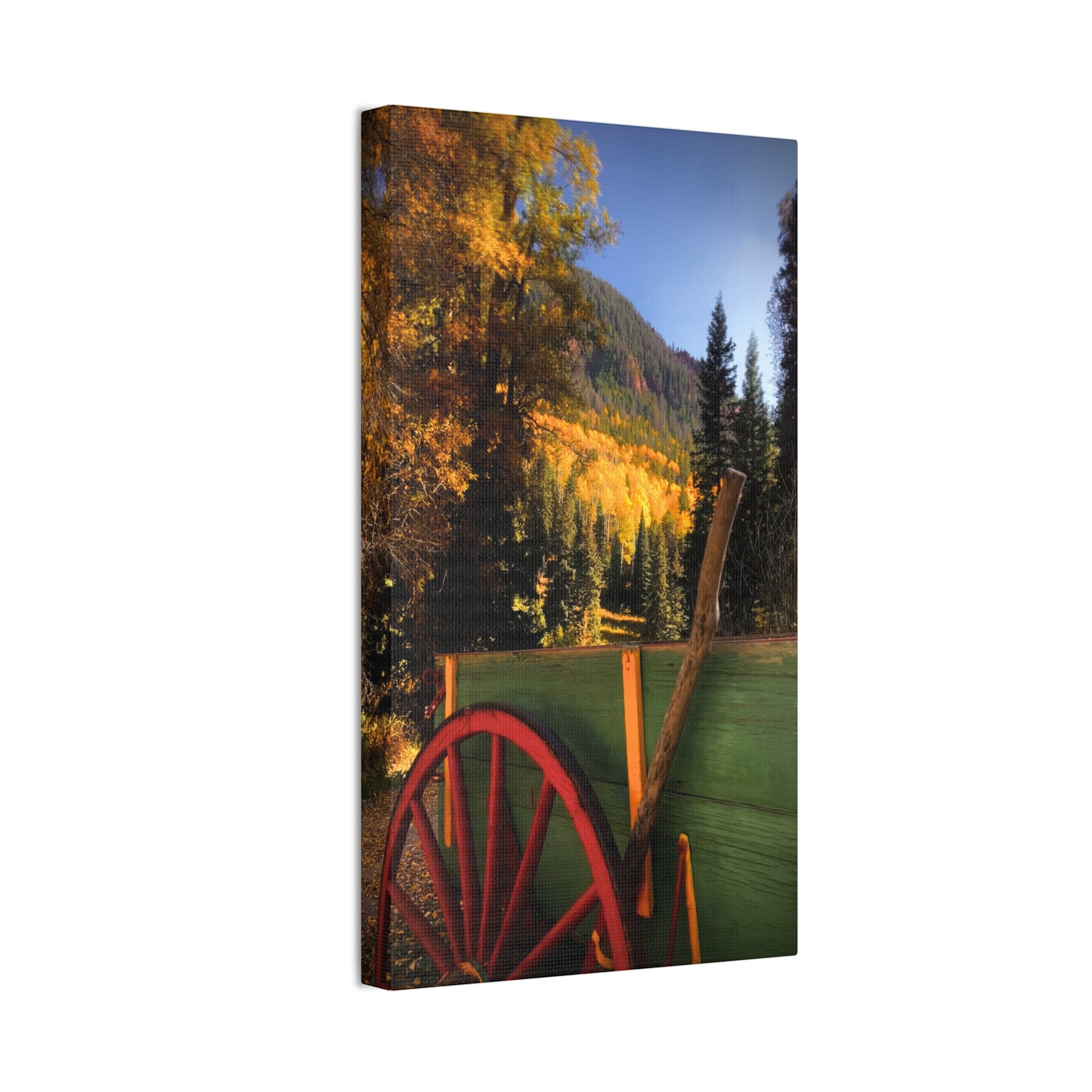 fall wagon wheel