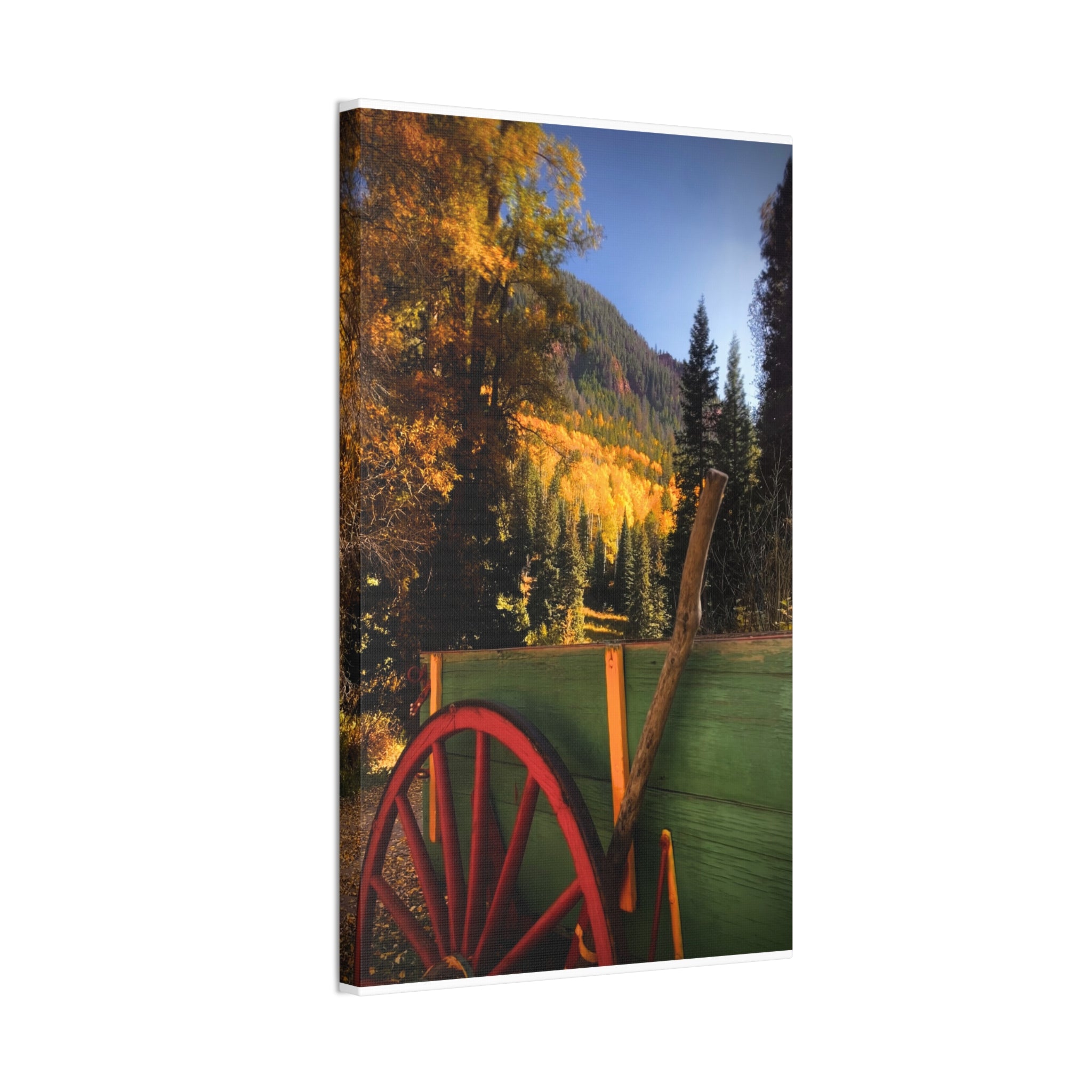 fall wagon wheel