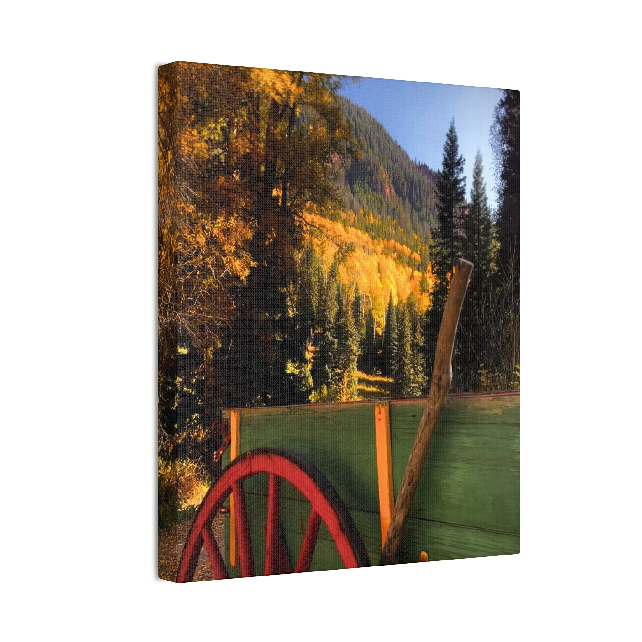 fall wagon wheel