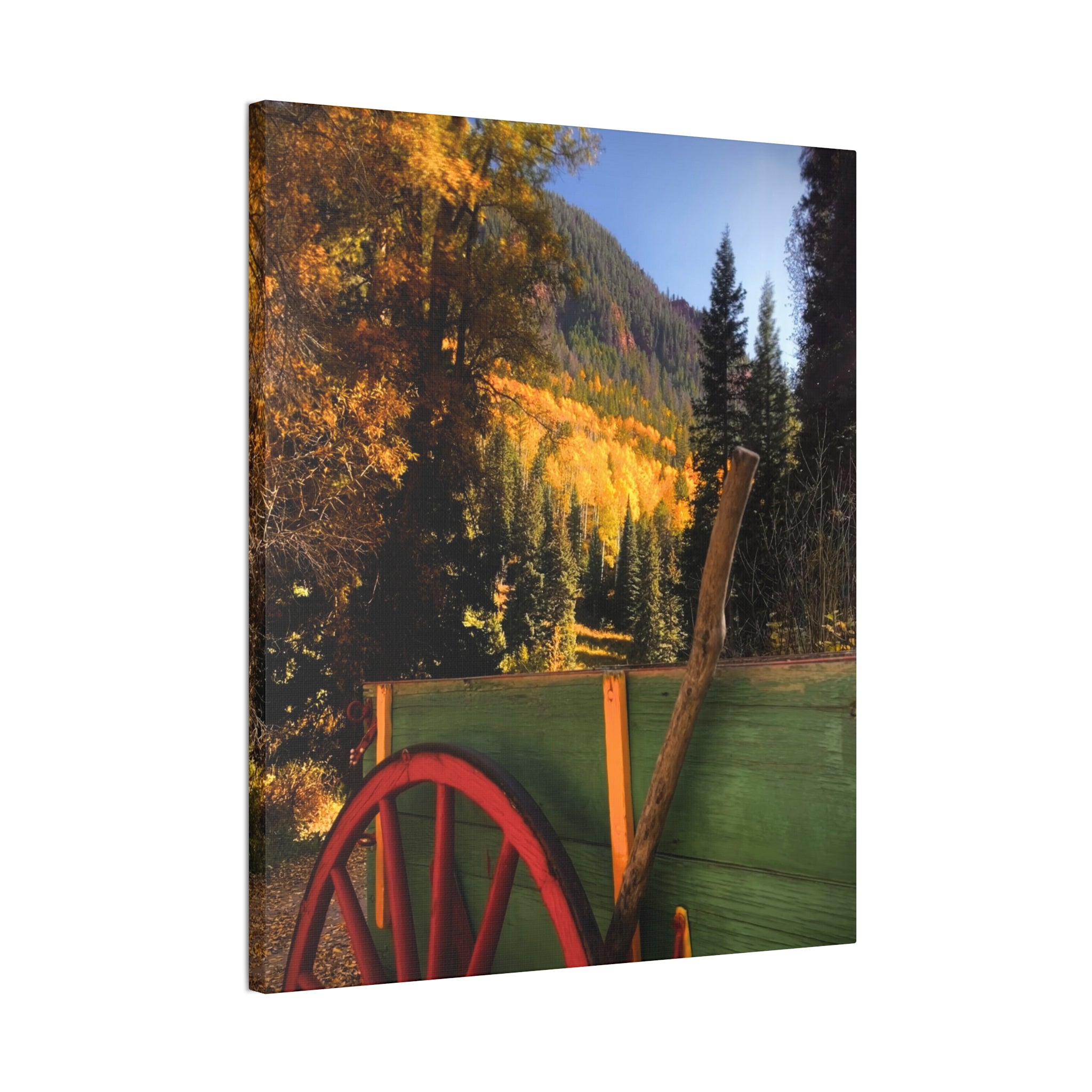 fall wagon wheel
