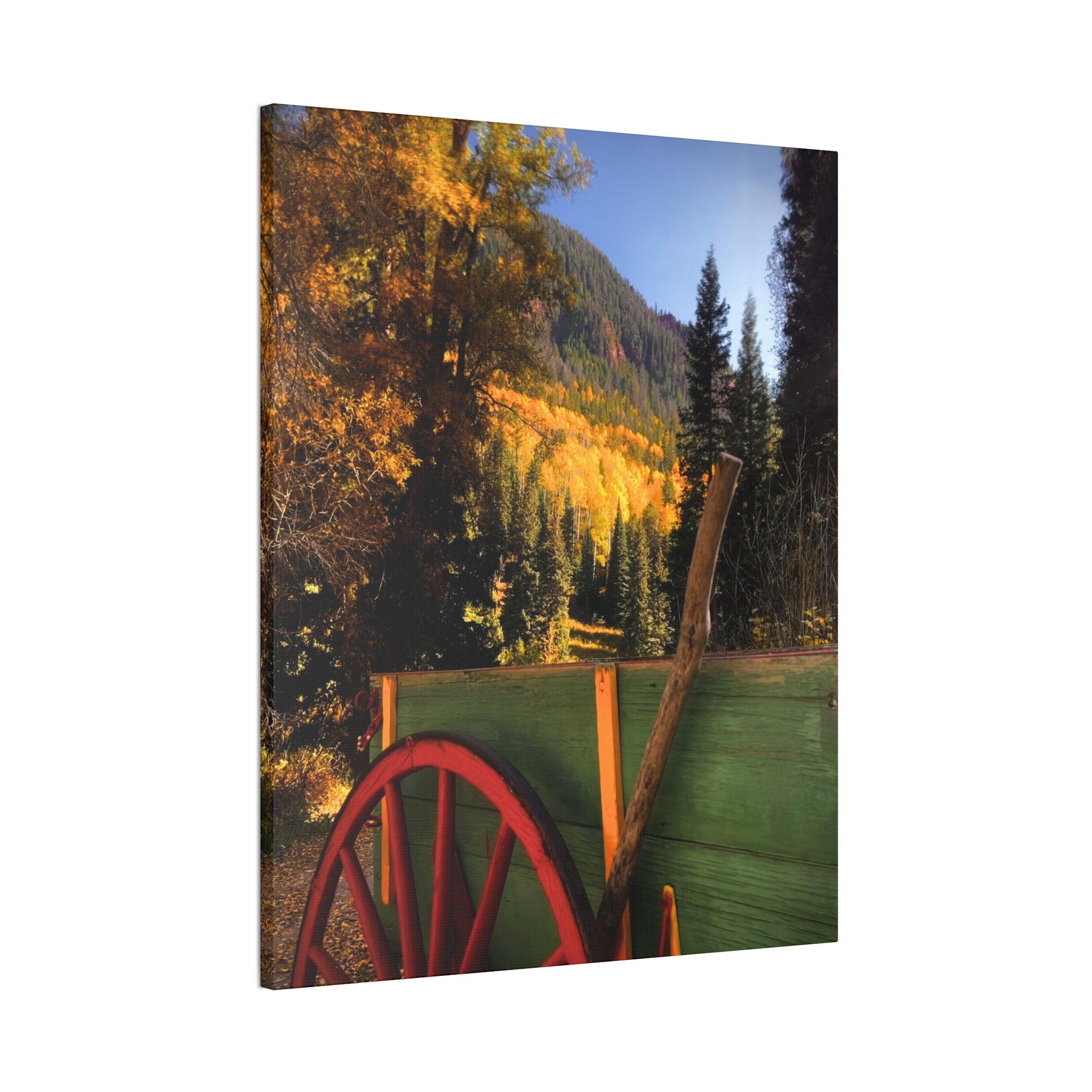 fall wagon wheel