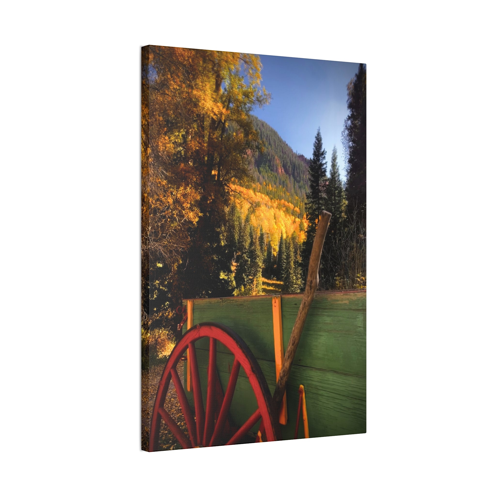 fall wagon wheel