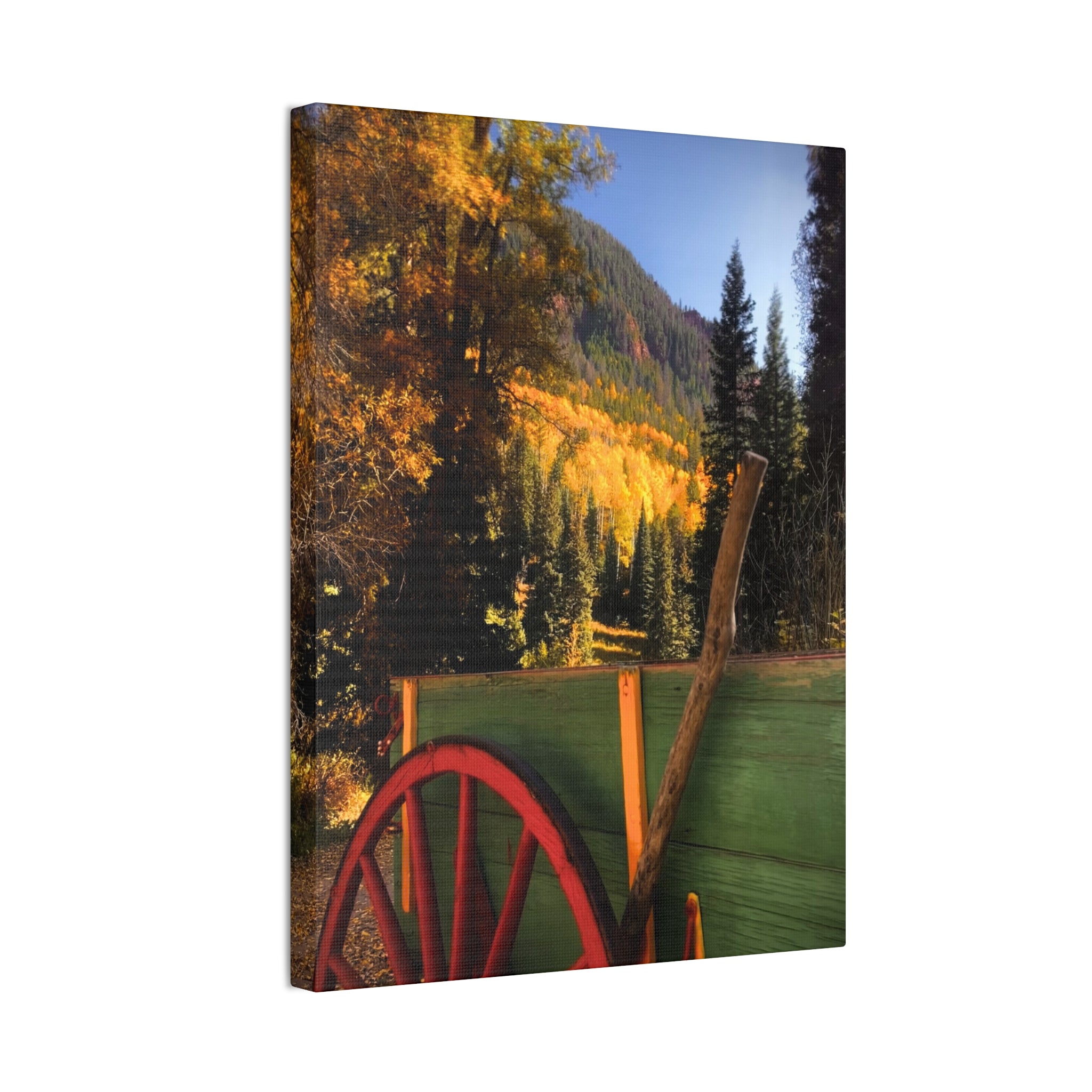 fall wagon wheel