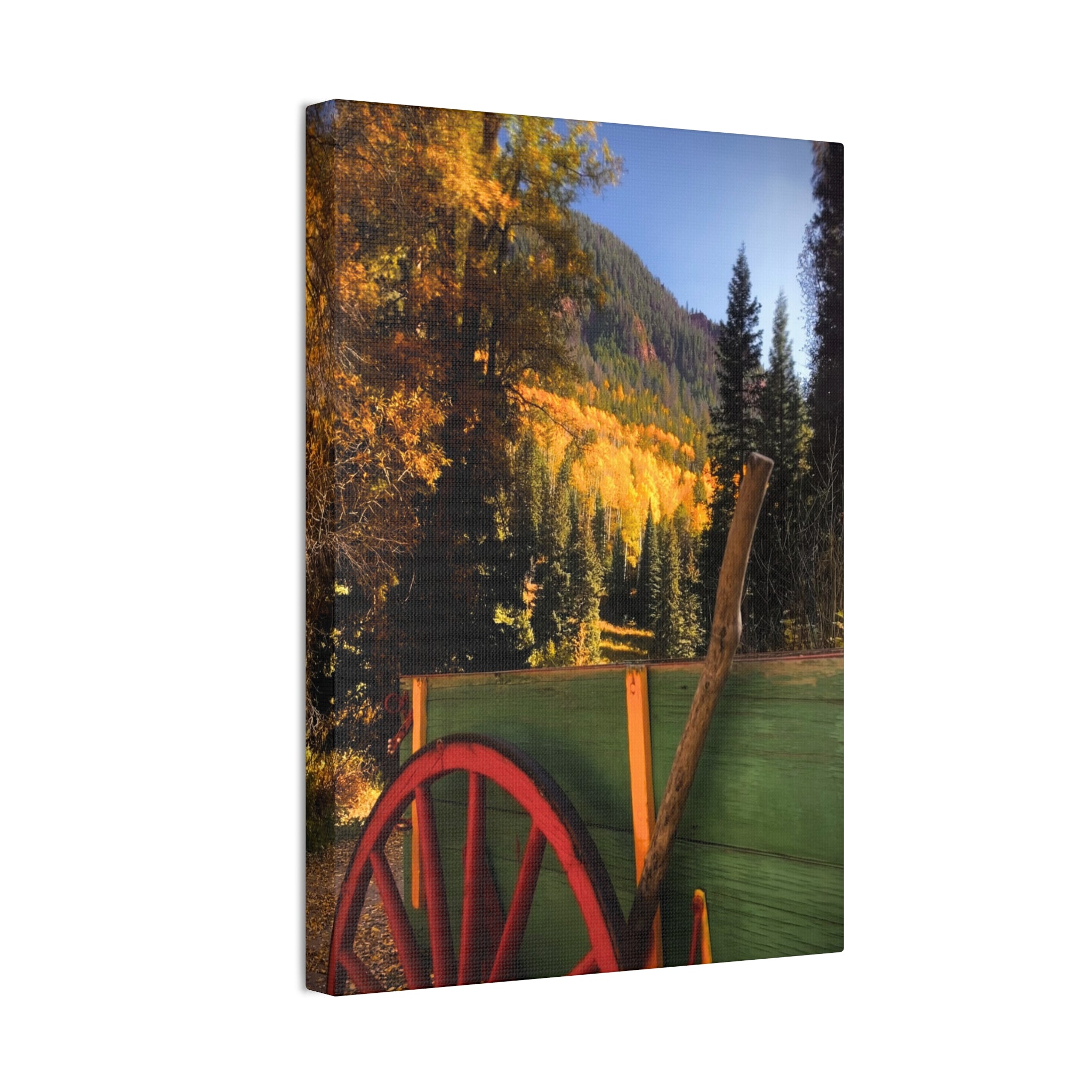 fall wagon wheel