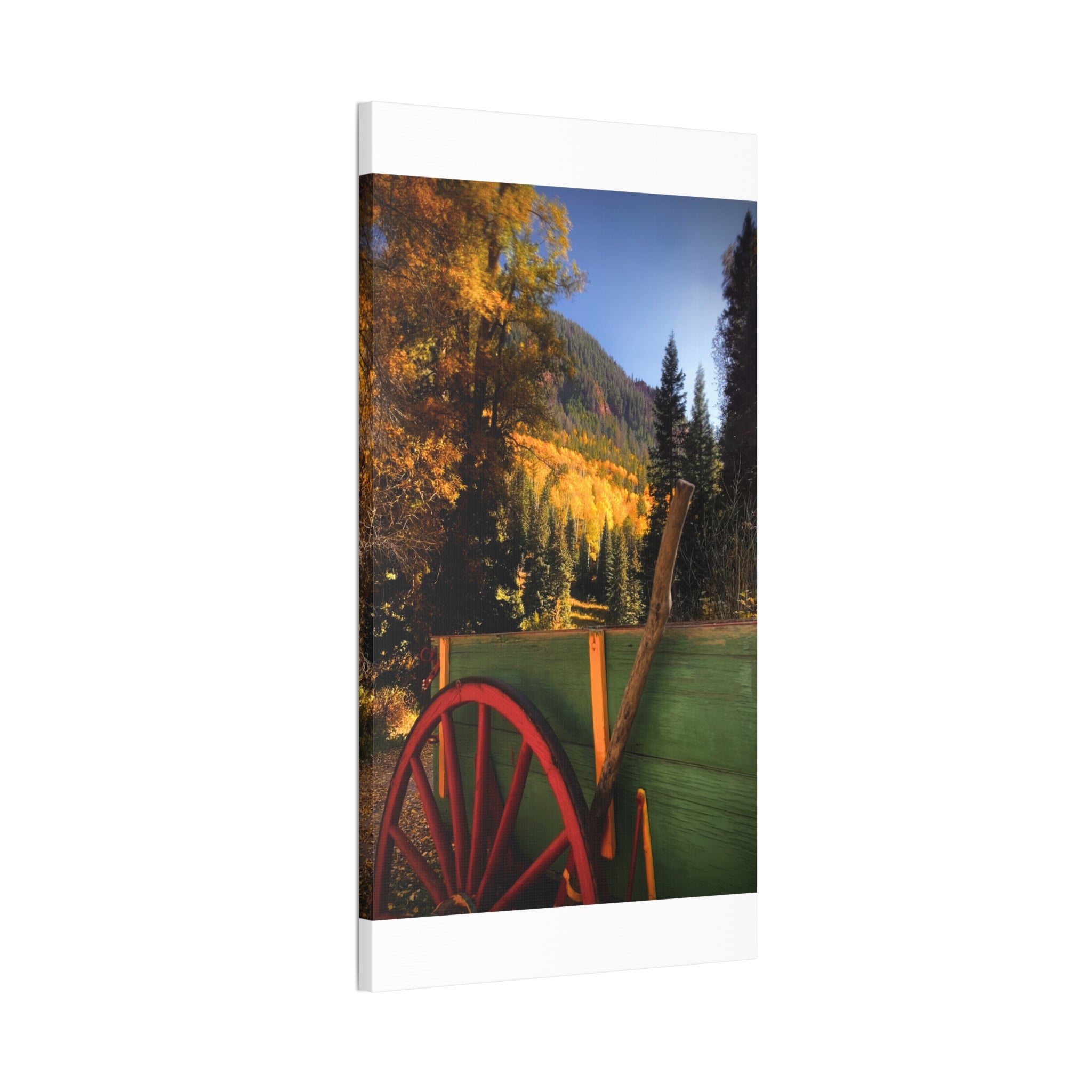fall wagon wheel