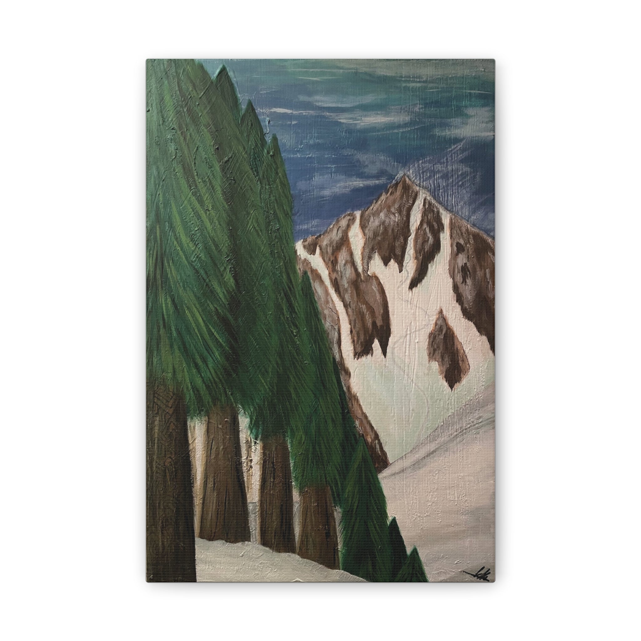 high apline line painting