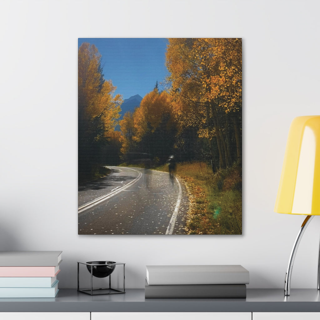 fall maroon bells and bikess