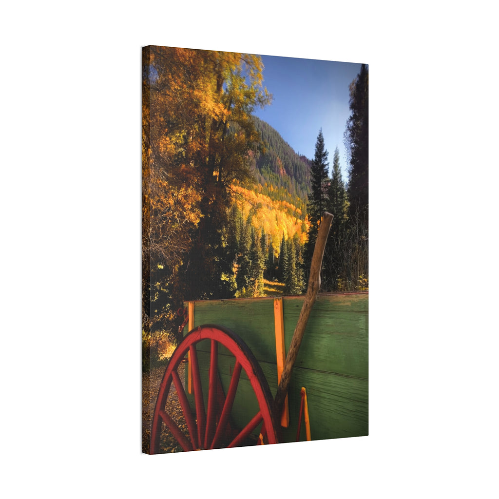 fall wagon wheel