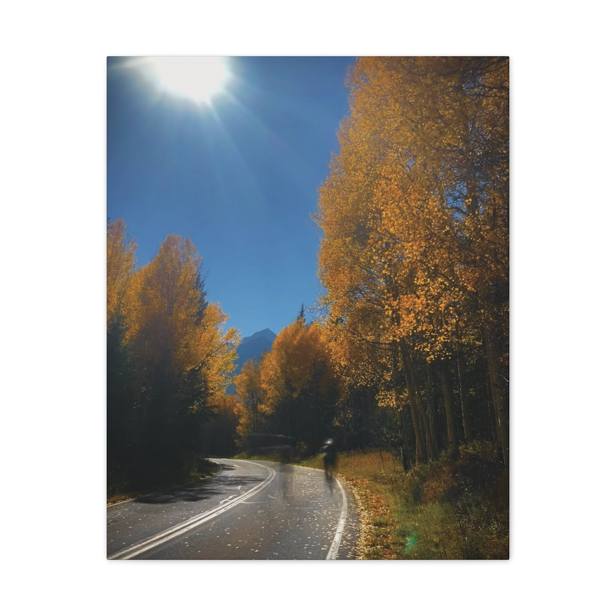fall maroon bells and bikess