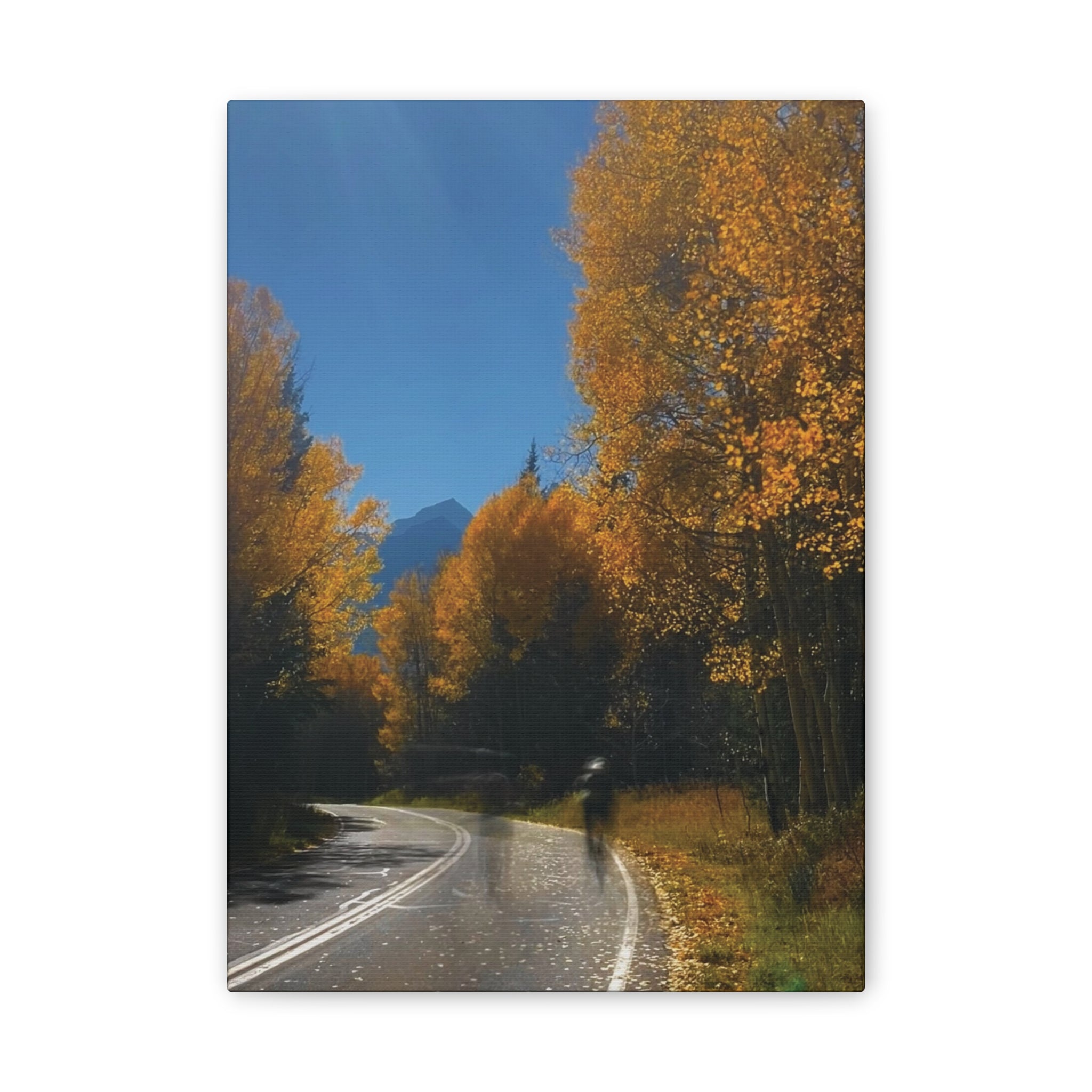 fall maroon bells and bikess