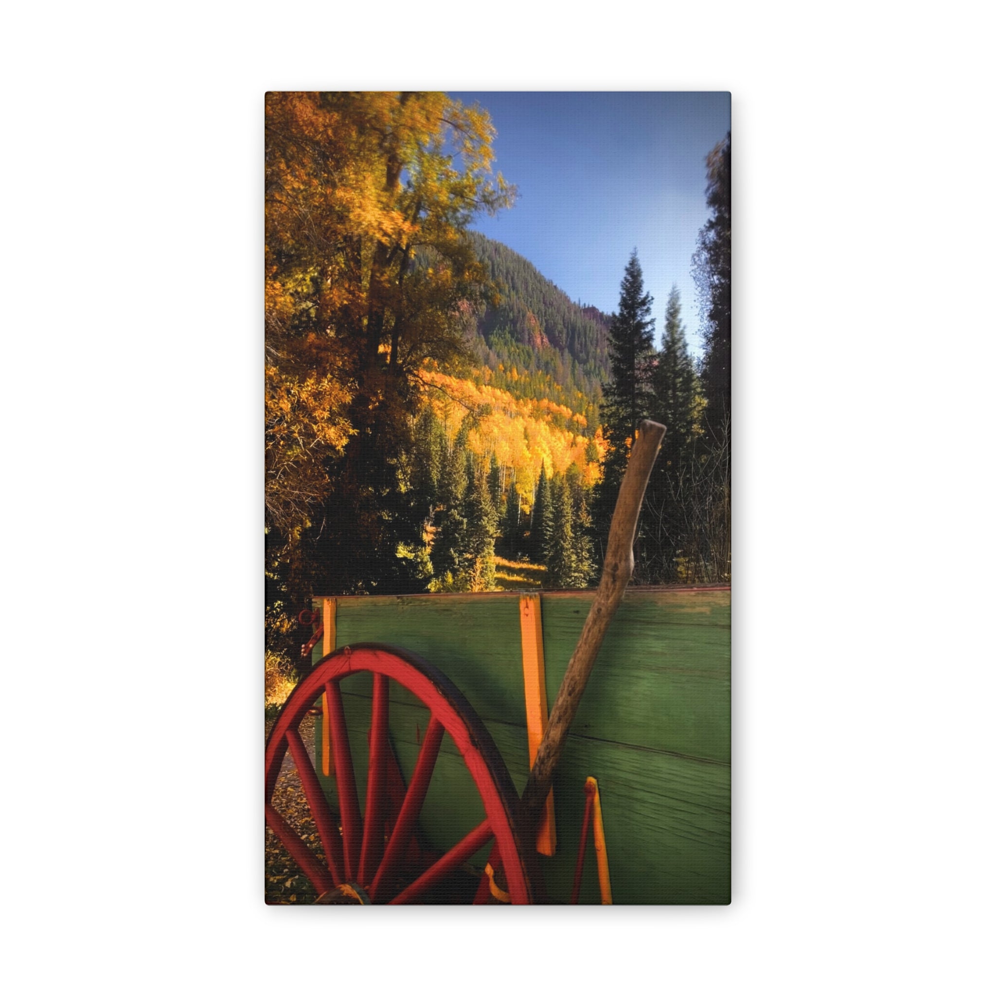 fall wagon wheel
