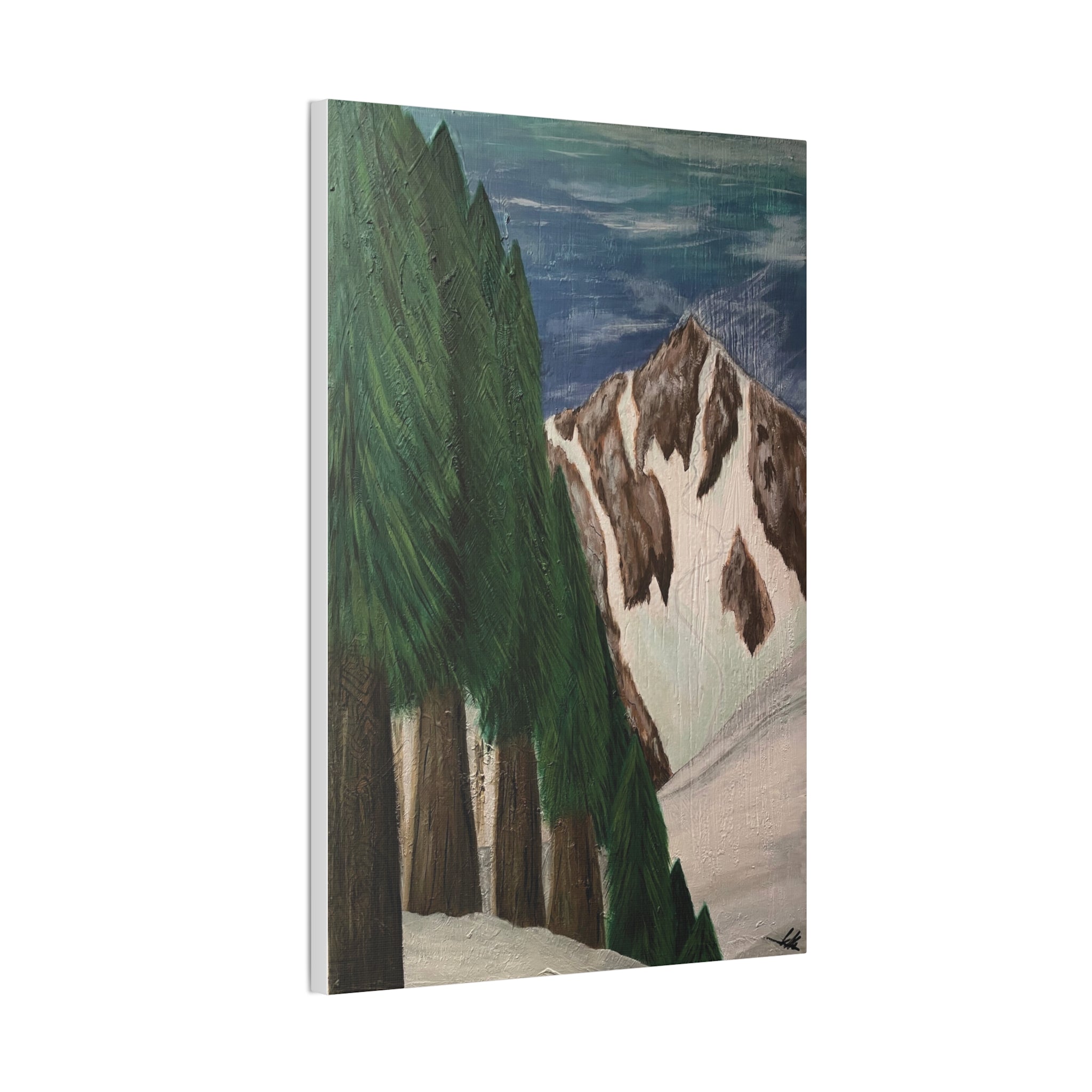 high apline line painting