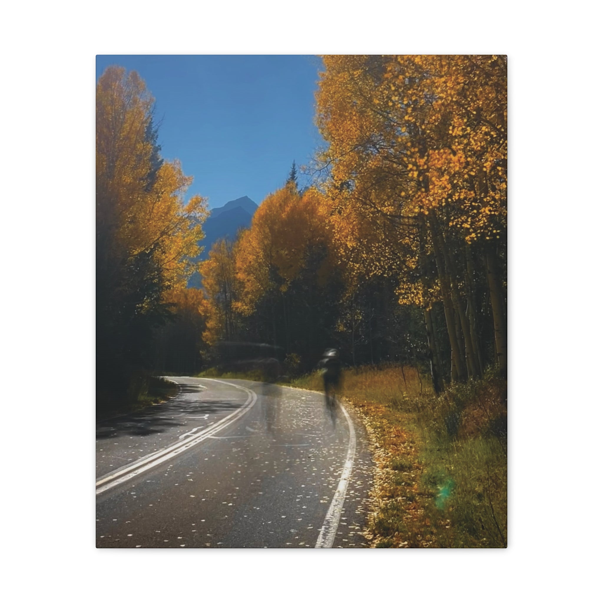 fall maroon bells and bikess