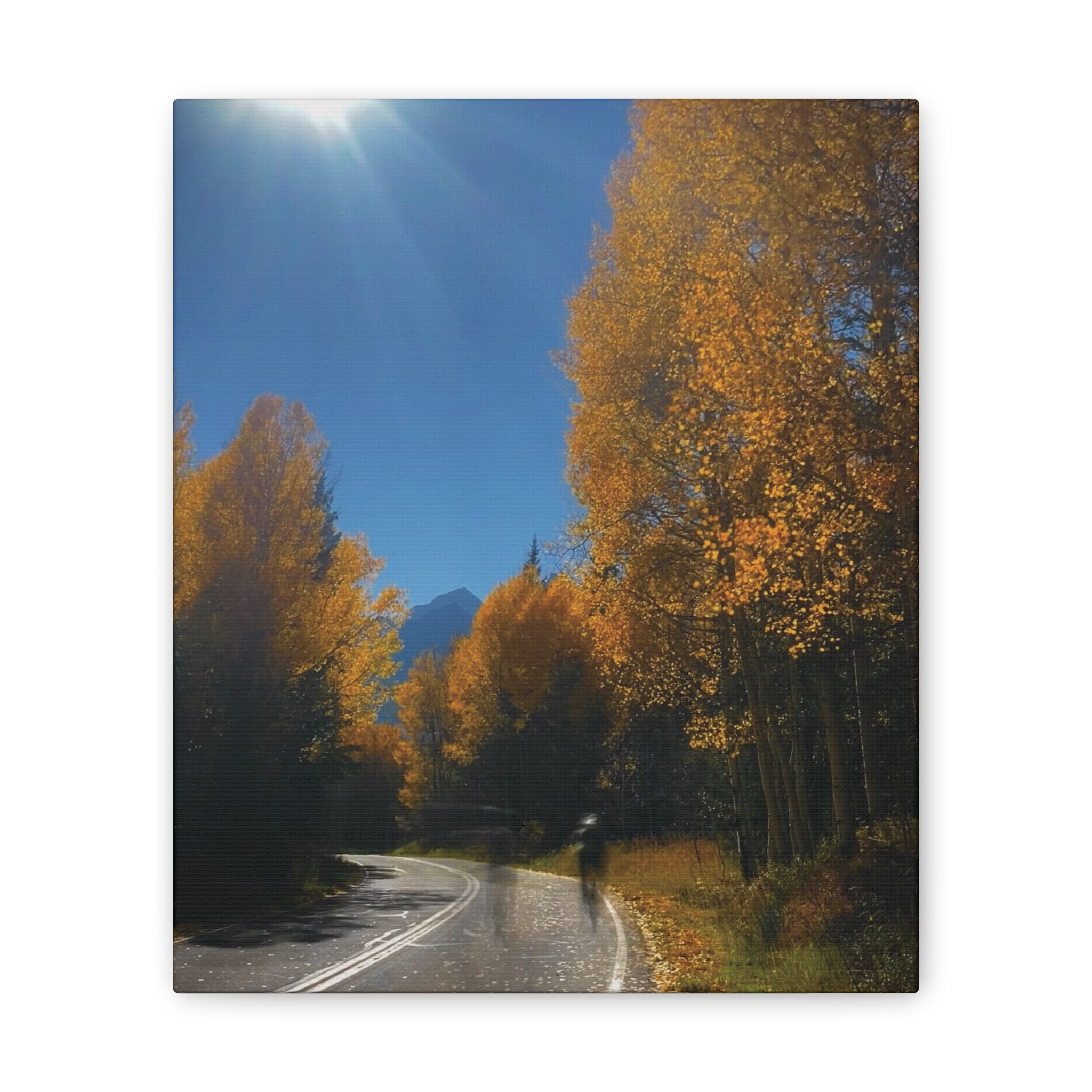fall maroon bells and bikess
