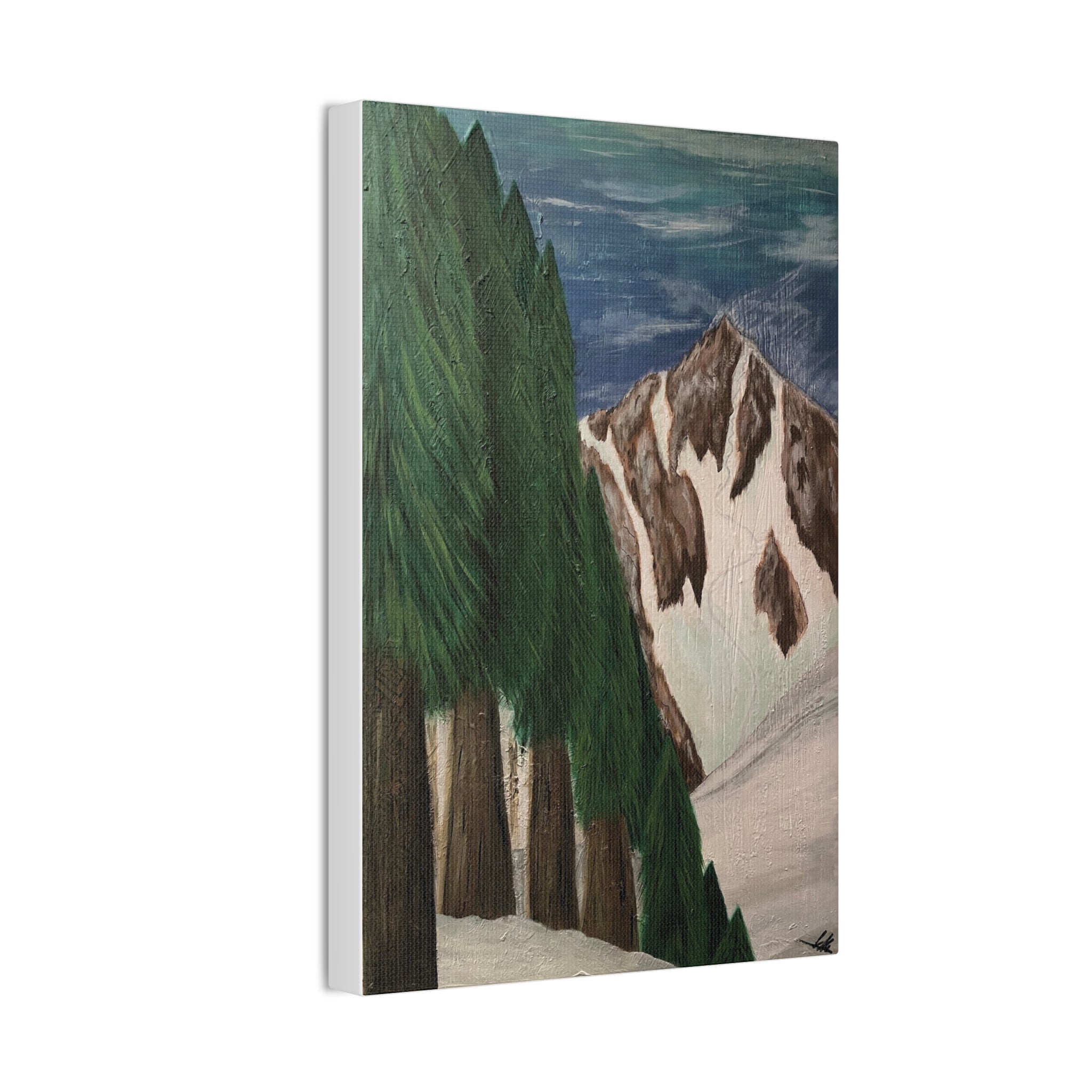 high apline line painting