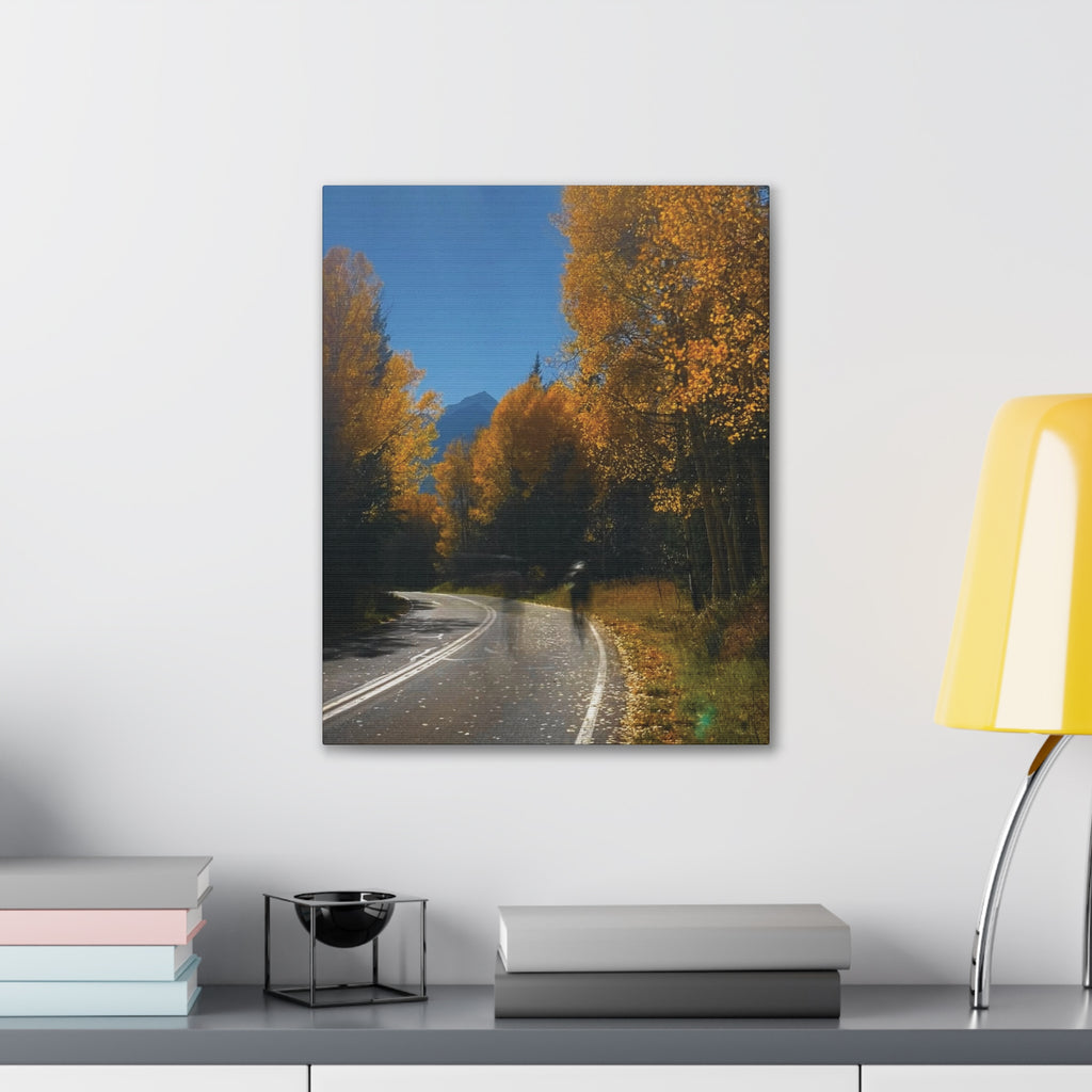 fall maroon bells and bikess