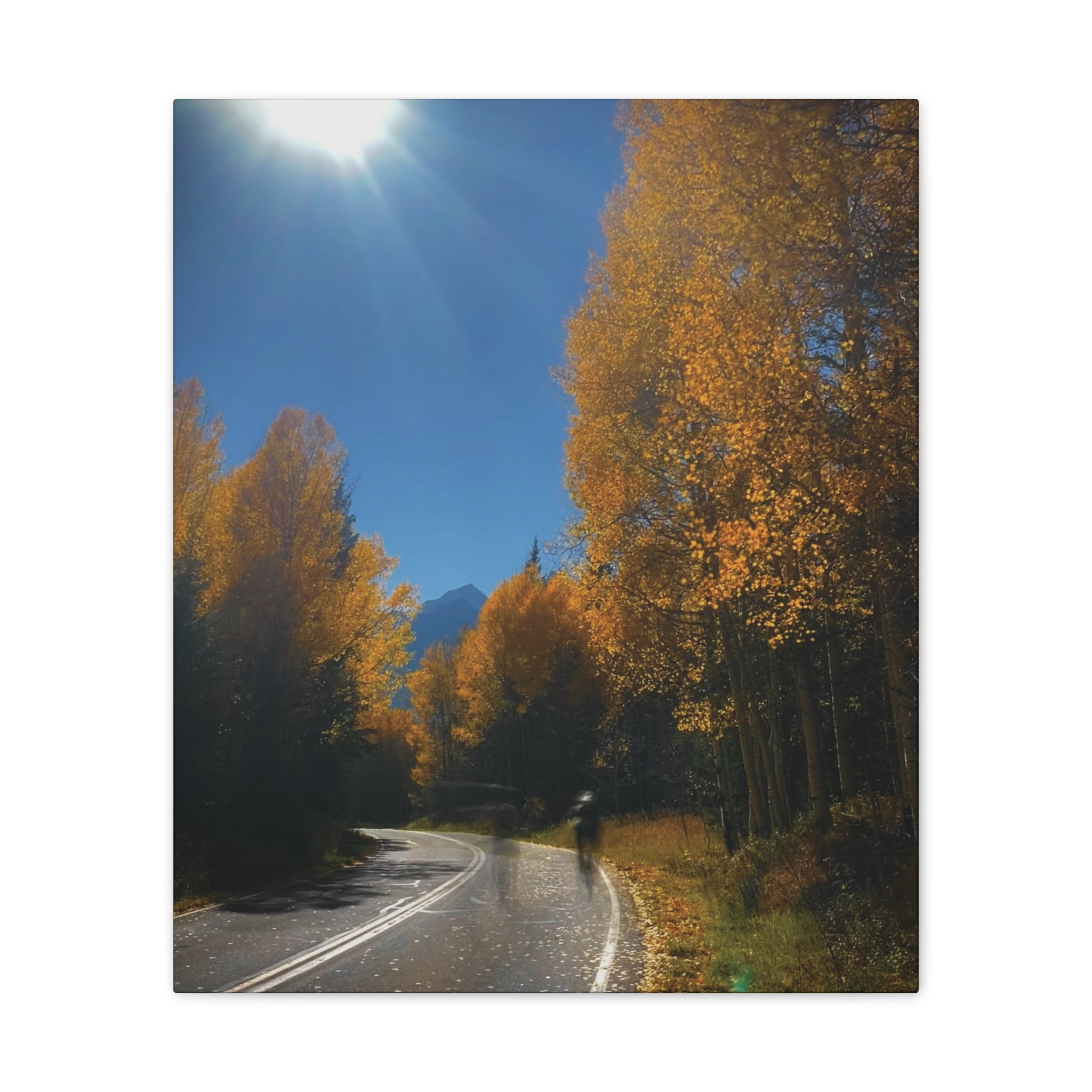 fall maroon bells and bikess