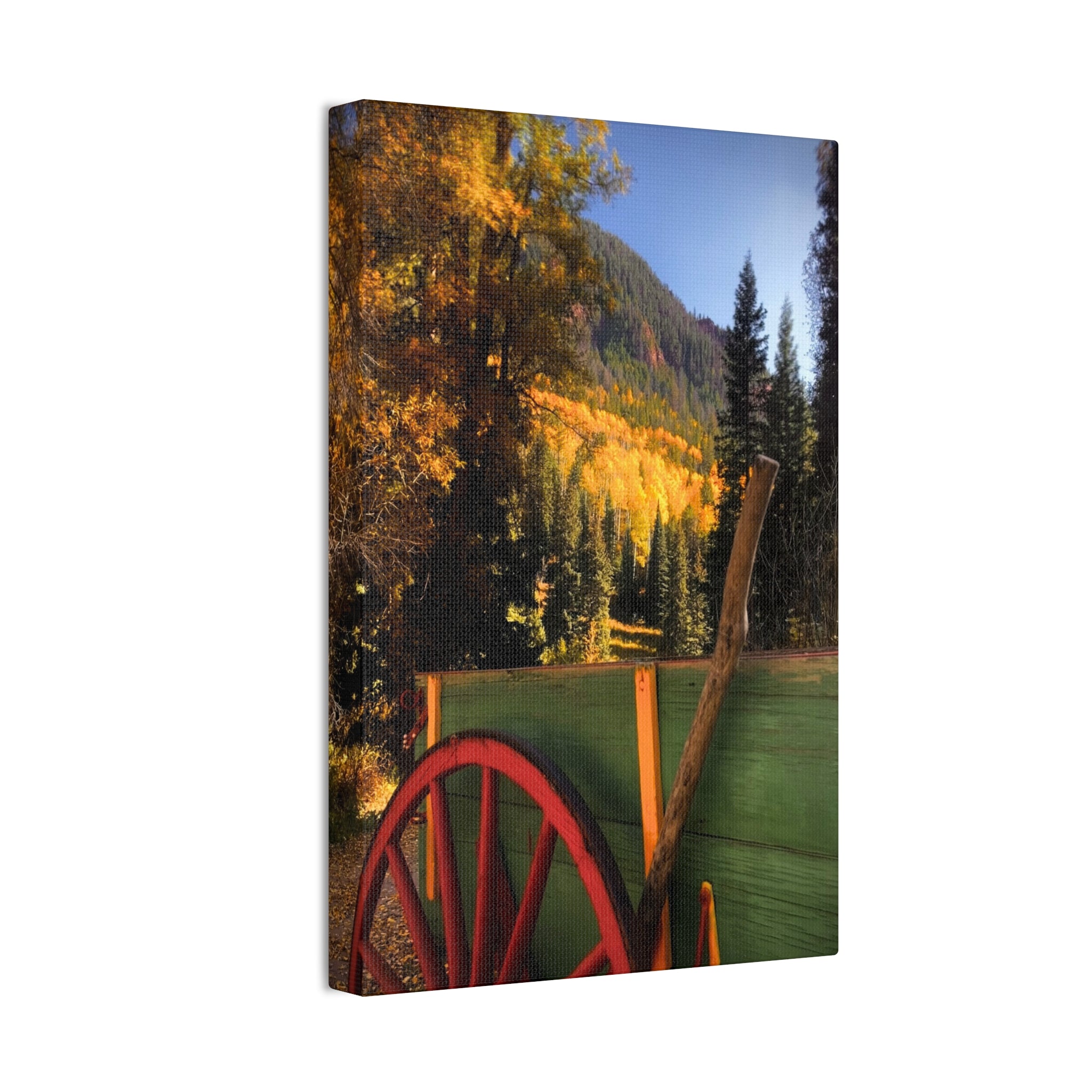 fall wagon wheel
